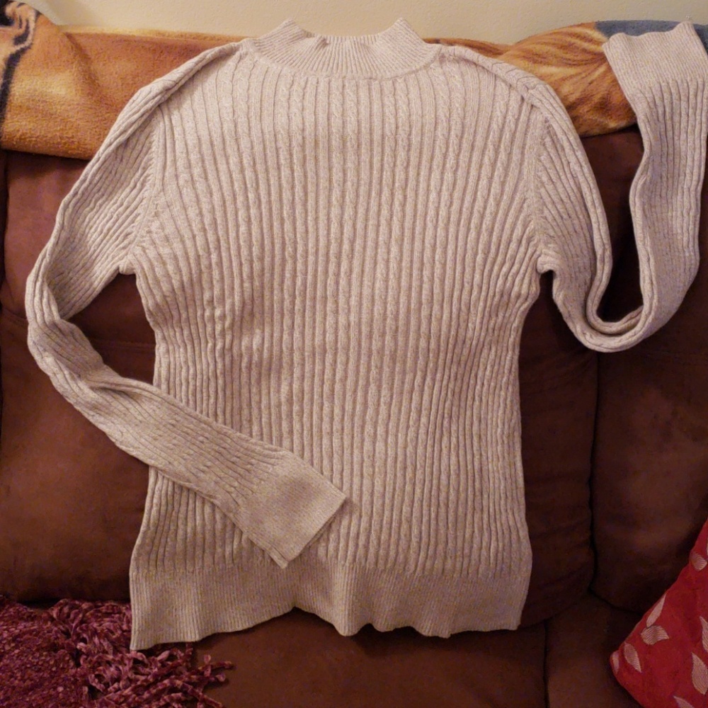 Croft & Barrow Marled Mockneck Sweater